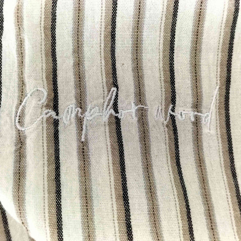 CAMPHOR WOOD stripe relax pajamas shirts メンズ